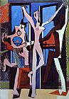 Pablo Picasso Three Dancers painting